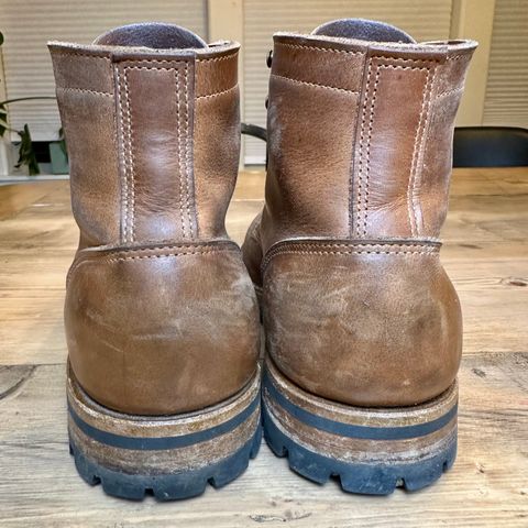 Truman Plain Toe Boot in Sesame Double Shot