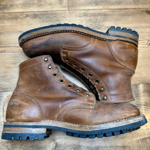 Truman Plain Toe Boot in Sesame Double Shot