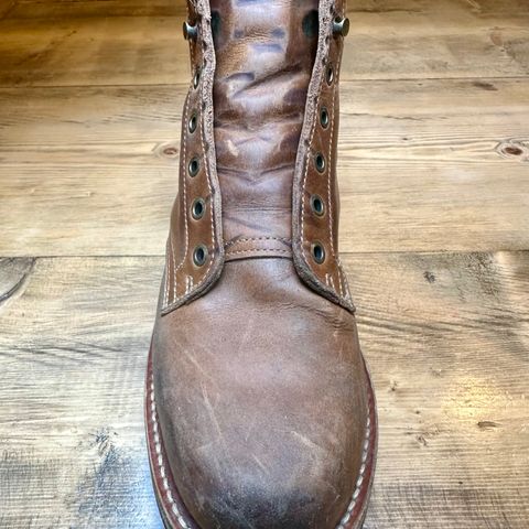 Truman Plain Toe Boot in Sesame Double Shot