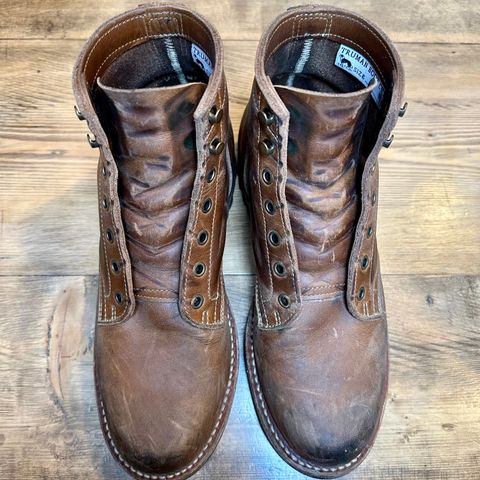 Truman Plain Toe Boot in Sesame Double Shot