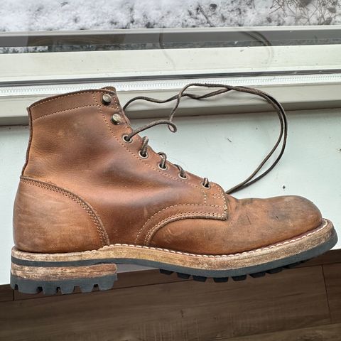 Truman Plain Toe Boot in Sesame Double Shot