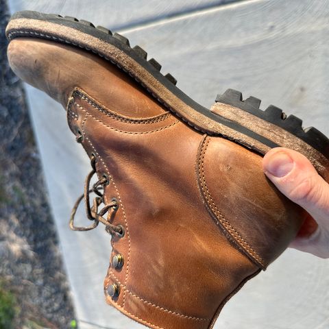 Truman Plain Toe Boot in Sesame Double Shot