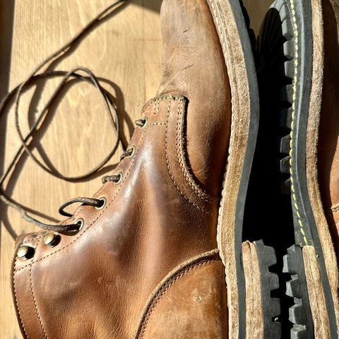 Truman Plain Toe Boot in Sesame Double Shot