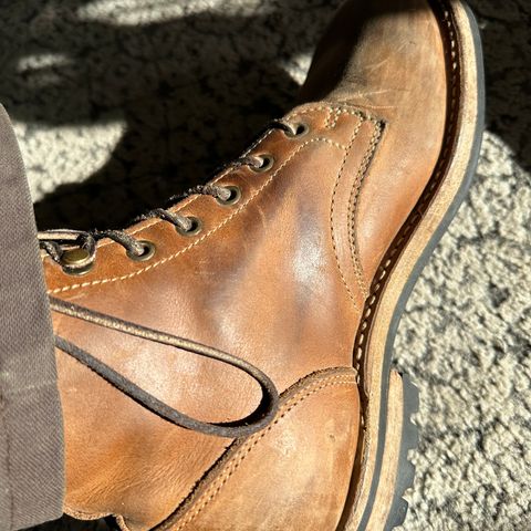 Truman Plain Toe Boot in Sesame Double Shot