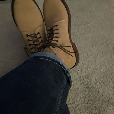 Oak Street Bootmakers Field Boot in Horween Natural Chromexcel Roughout