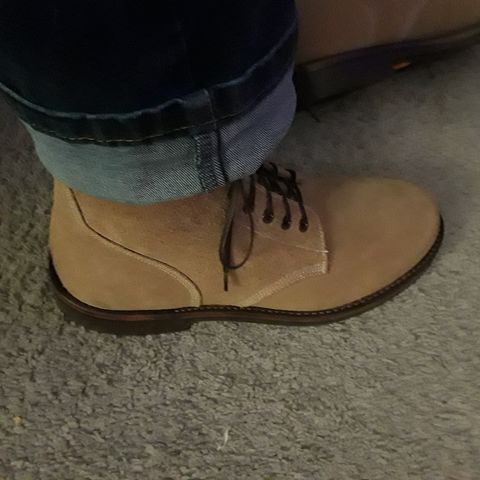 Oak Street Bootmakers Field Boot in Horween Natural Chromexcel Roughout