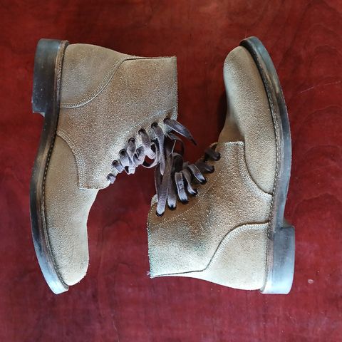 Oak Street Bootmakers Field Boot in Horween Natural Chromexcel Roughout