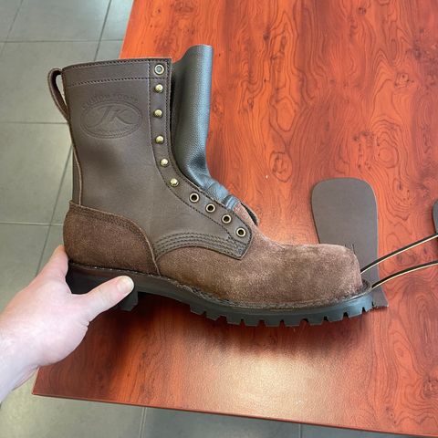 JK Boots O.T. in Seidel Chocolate Oil Tan Roughout