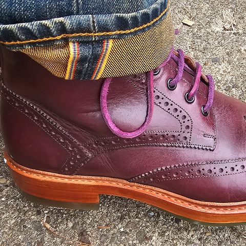 BLKBRD Montero Wingtip Derby Boot in Badalassi Carlo Prugna Pueblo
