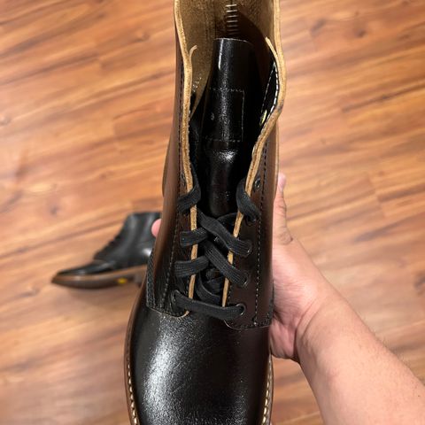 John Lofgren M-43 Service Shoes in Shinki Black Teacore Horsebutt