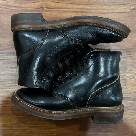John Lofgren M-43 Service Shoes in Shinki Black Teacore Horsebutt