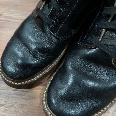 John Lofgren M-43 Service Shoes in Shinki Black Teacore Horsebutt