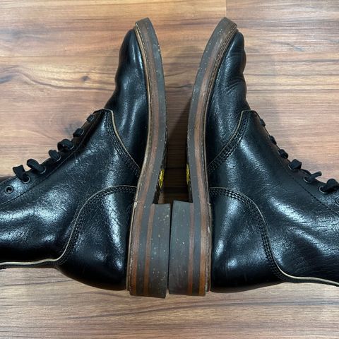 John Lofgren M-43 Service Shoes in Shinki Black Teacore Horsebutt
