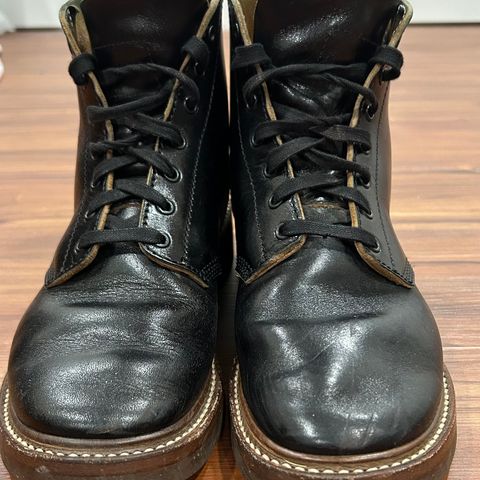 John Lofgren M-43 Service Shoes in Shinki Black Teacore Horsebutt