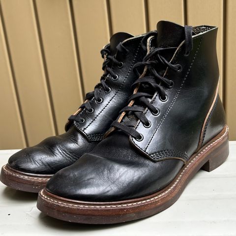 John Lofgren M-43 Service Shoes in Shinki Black Teacore Horsebutt