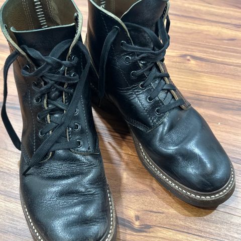 John Lofgren M-43 Service Shoes in Shinki Black Teacore Horsebutt