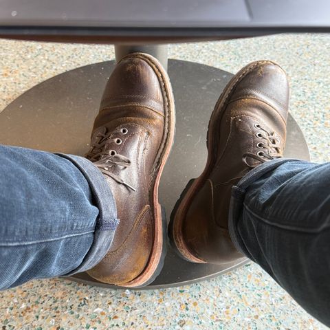 White's MP-M1TC in Horween Cinnamon Waxed Flesh