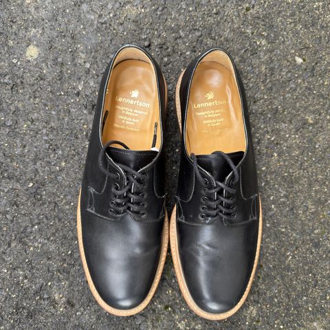 Lennertson Brawler in Black Calfskin