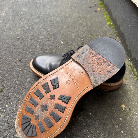 Lennertson Brawler in Black Calfskin