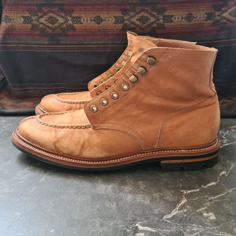 Grant Stone Ottawa Boot in Incas Natural Kangaroo