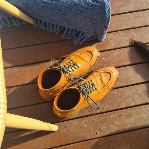 Grant Stone Ottawa Boot in Incas Natural Kangaroo