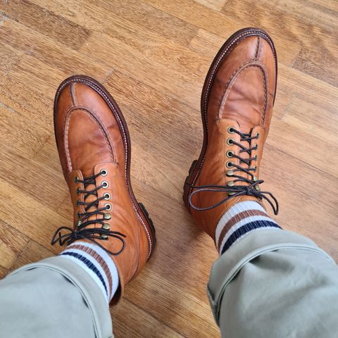 Grant Stone Ottawa Boot in Incas Natural Kangaroo