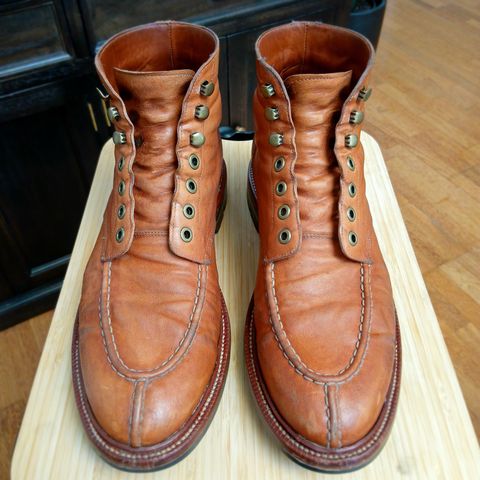 Grant Stone Ottawa Boot in Incas Natural Kangaroo
