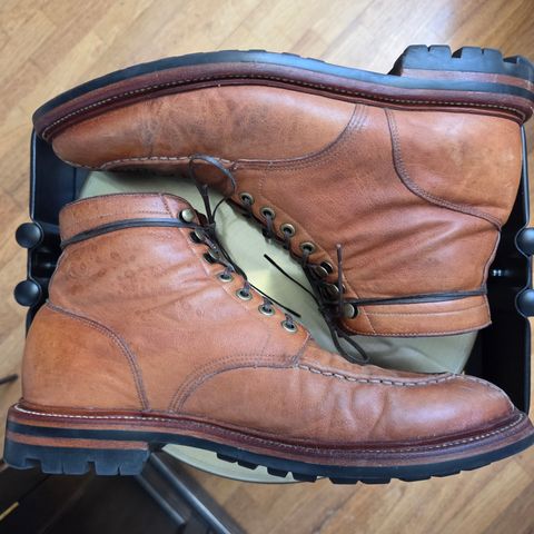 Grant Stone Ottawa Boot in Incas Natural Kangaroo