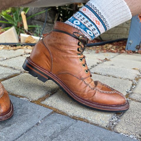 Grant Stone Ottawa Boot in Incas Natural Kangaroo