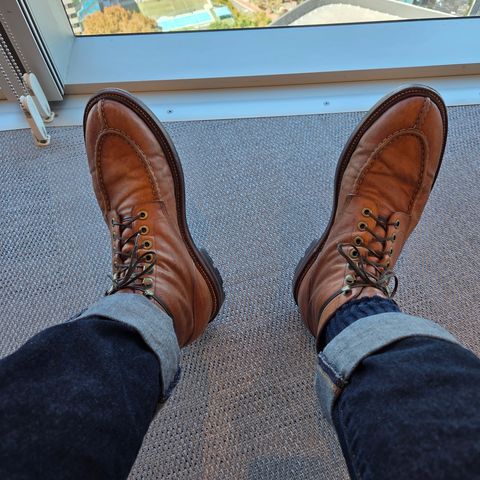 Grant Stone Ottawa Boot in Incas Natural Kangaroo
