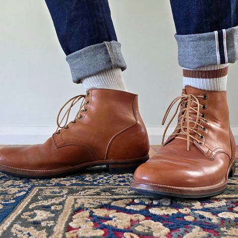 Viberg Service Boot in Maryam Bruciato TPR Horsebutt