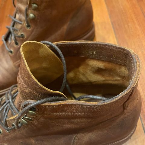 Meermin Service Boot in C.F. Stead Autumn Spice Waxed Kudu