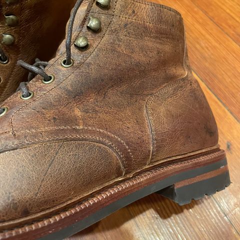 Meermin Service Boot in C.F. Stead Autumn Spice Waxed Kudu