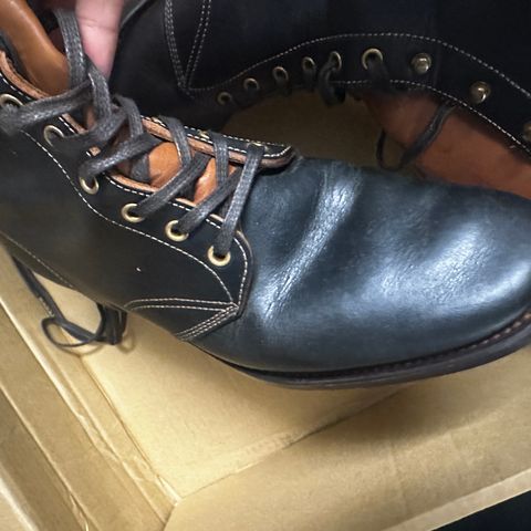 Clinch Hi-Liner in Wickett & Craig Black-Overdyed Latigo