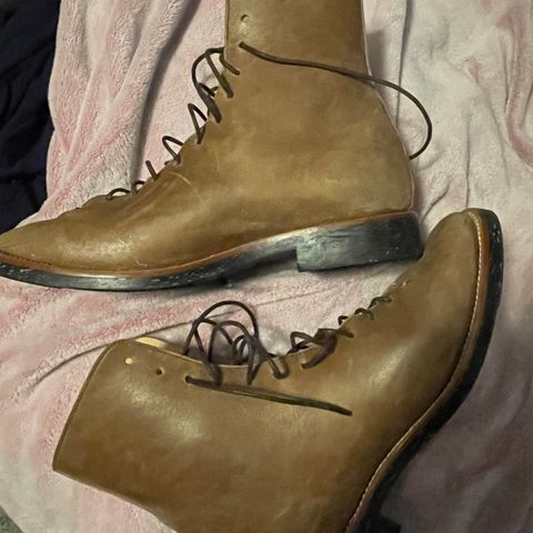 Briselblack The Buck Boot in Reverse Wax Toscanello Horse Butt