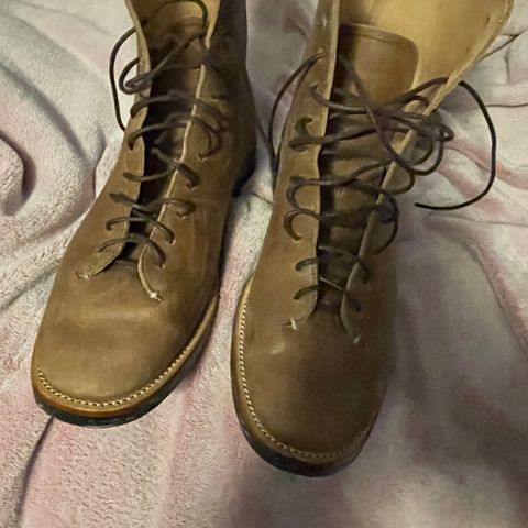 Briselblack The Buck Boot in Reverse Wax Toscanello Horse Butt