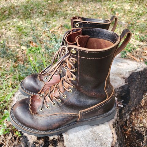 Nicks x Rose Anvil ND3 in Horween Brown Waxed Flesh