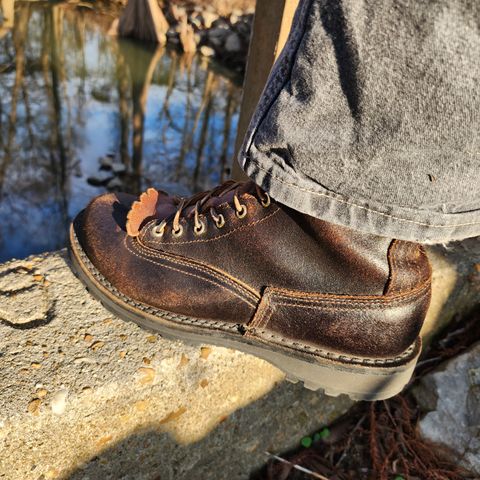 Nicks x Rose Anvil ND3 in Horween Brown Waxed Flesh