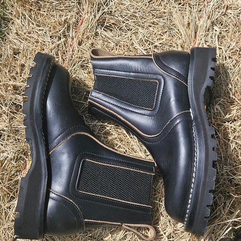 Nicks Heritage Chelsea in Horween Black Chromexcel