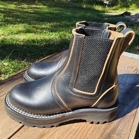 Nicks Heritage Chelsea in Horween Black Chromexcel