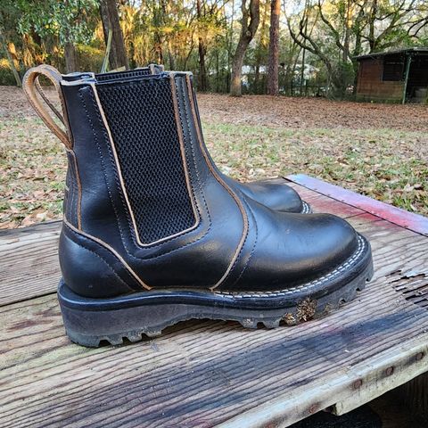 Nicks Heritage Chelsea in Horween Black Chromexcel