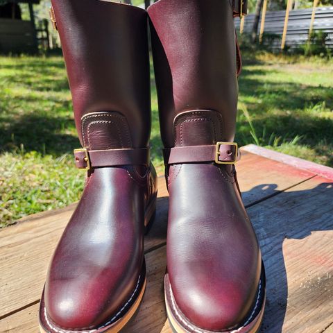 Nicks Pullman in Wickett & Craig Burgundy Double Stuffed