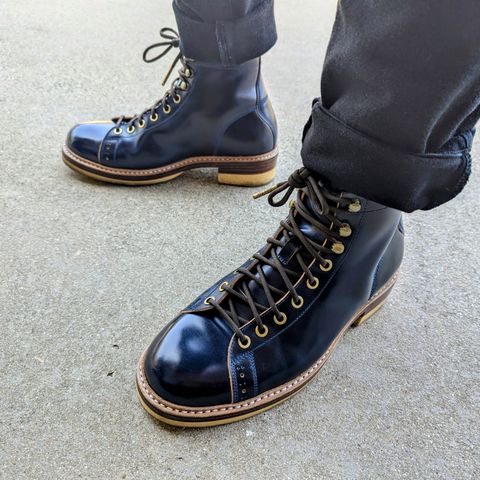 Junkard MKB 1219 in Rocado Blue Shell Cordovan