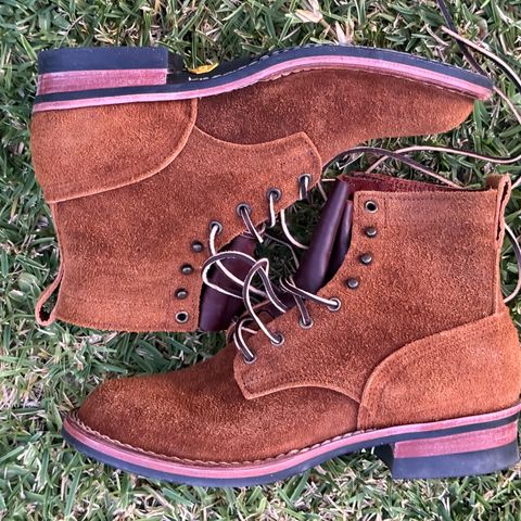 Nicks MTO in Law Tanning Brown Roughout Shruken Bison