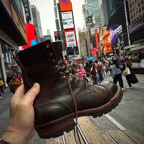 Nicks MTO in Horween Brown Waxed Flesh