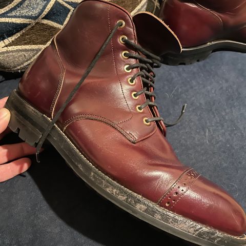 Grant Stone Garrison Boot in Horween Color 8 Chromexcel