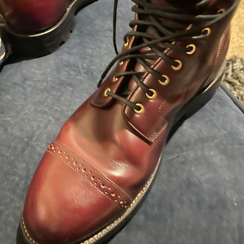 Grant Stone Garrison Boot in Horween Color 8 Chromexcel