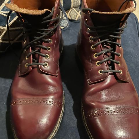 Grant Stone Garrison Boot in Horween Color 8 Chromexcel