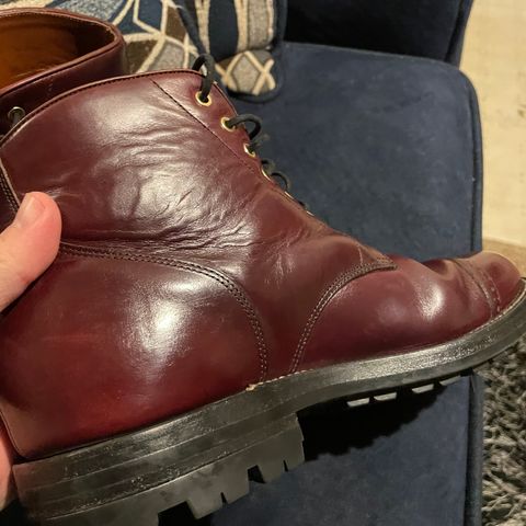 Grant Stone Garrison Boot in Horween Color 8 Chromexcel