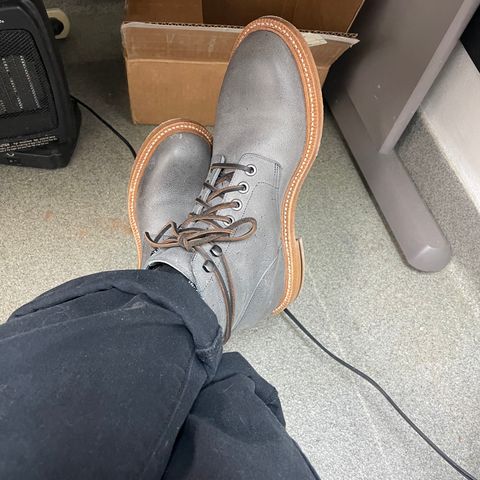 Grant Stone Diesel Boot in C.F. Stead Storm Waxed Kudu